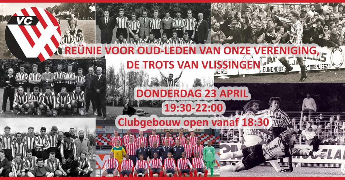 REÜNIE VOOR OUD‑LEDEN – DE TROTS VAN VLISSINGEN!